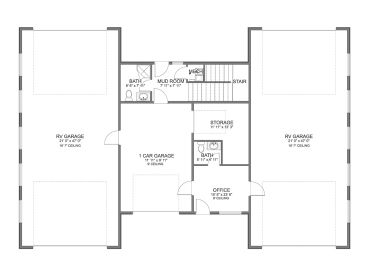 1st Floor Plan, 065G-0079