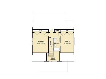 2nd Floor Plan, 082H-0012