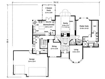 Floor Plan, 023H-0051