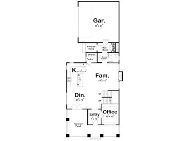 1st Floor Plan,  050H-0469