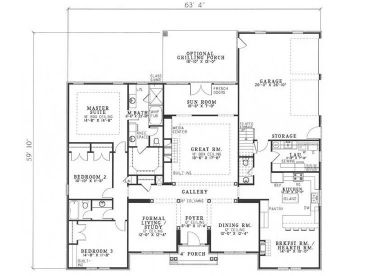 Floor Plan, 025H-0029