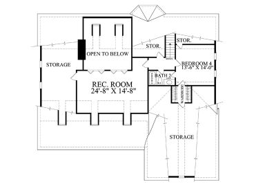 2nd Floor Plan, 063H-0230