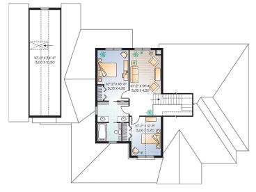 2nd Floor Plan, 027H-0026