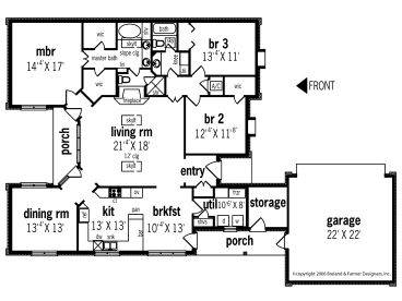Floor Plan, 021H-0113