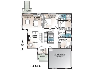 Floor Plan, 027H-0435