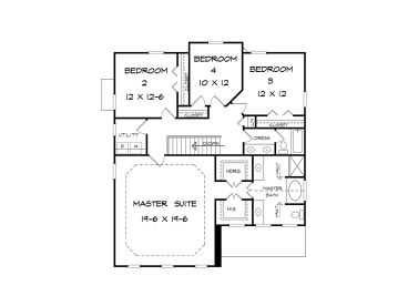 2nd Floor Plan, 019H-0180