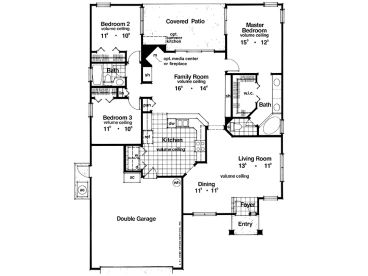 Floor Plan, 043H-0024
