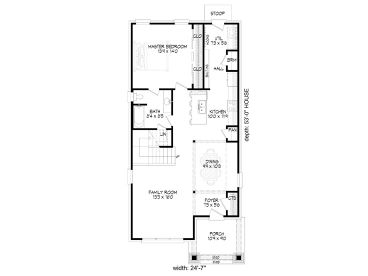 1st Floor Plan, 062H-0027