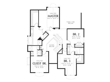 2nd Floor Plan, 034H-0329