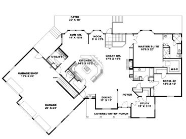 Floor Plan, 012H-0166