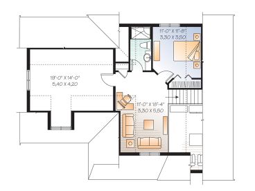 2nd Floor Plan, 027H-0270