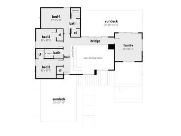 2nd Floor Plan, 052H-0137