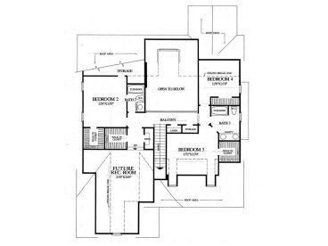 2nd Floor Plan, 063H-0019