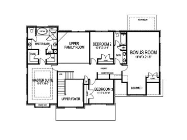 2nd Floor Plan, 058H-0027