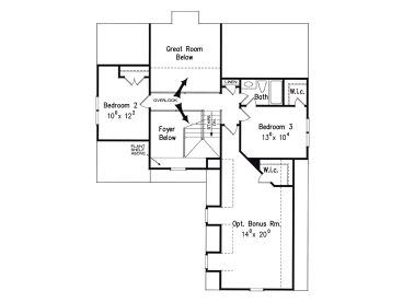 2nd Floor Plan, 086H-0078