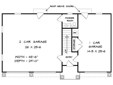 1st Floor Plan, 019G-0017