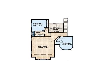 2nd Floor Plan, 040H-0065