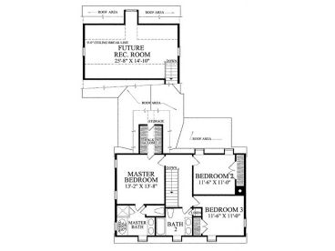 2nd Floor Plan, 063H-0062
