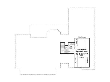 2nd Floor Plan, 001H-0154