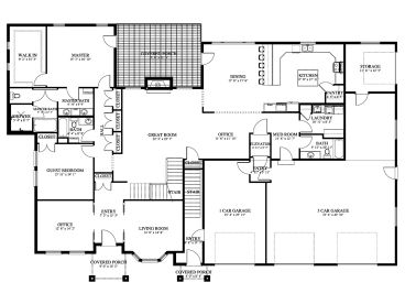 Floor Plan, 065H-0096