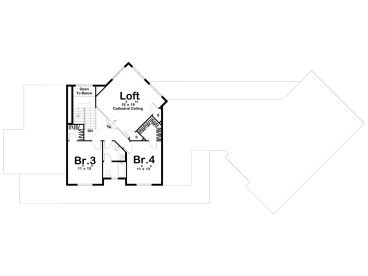 2nd Floor Plan, 050H-0239