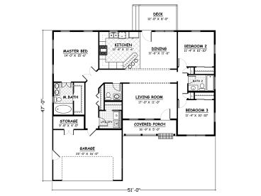Floor Plan, 078H-0013