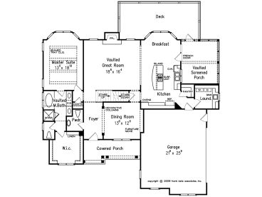 1st Floor Plan, 086H-0089