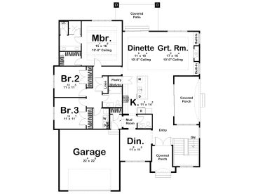 Floor Plan, 050H-0477
