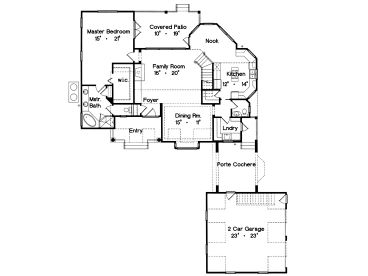 1st Floor Plan, 043H-0240