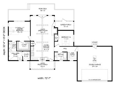 Floor Plan, 062H-0316