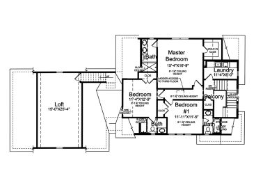 2nd Floor Plan, 046H-0166