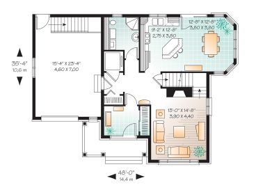 1st Floor Plan, 027H-0341
