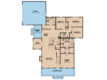 1st Floor Plan, 074H-0075