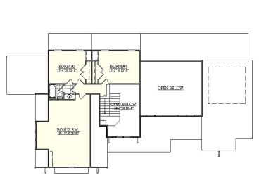 2nd Floor Plan, 080H-0021