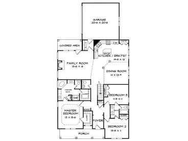 1st Floor Plan, 019H-0055
