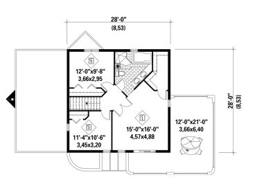 2nd Floor Plan, 072H-0012