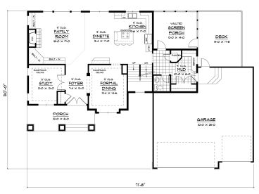 1st Floor Plan, 023H-0074