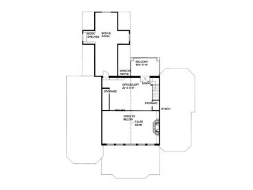 2nd Floor Plan, 012H-0075