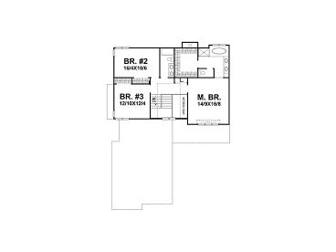 2nd Floor Plan, 016H-0043