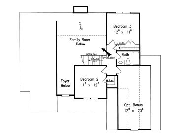 2nd Floor Plan, 086H-0097
