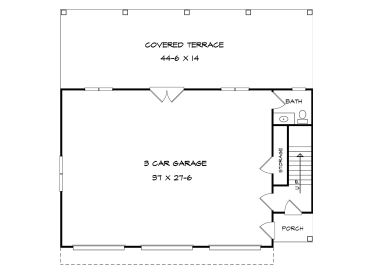 1st Floor Plan, 019G-0014