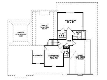 2nd Floor Plan, 006H-0064