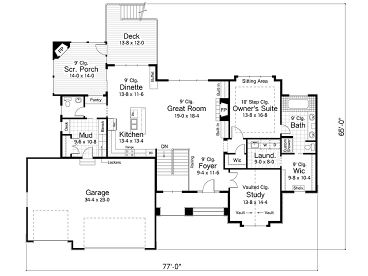 Floor Plan, 023H-0165