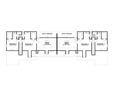 2nd Floor Plan, 025M-0076