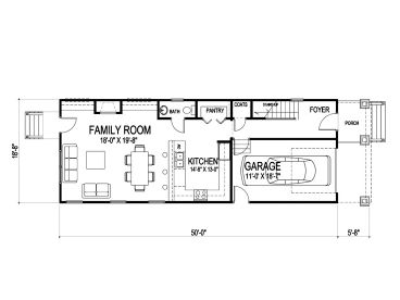 1st Floor Plan, 058H-0069