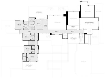 2nd Floor Plan, 052H-0141