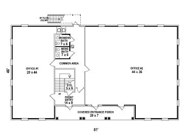 1st Floor Plan, 006C-0061