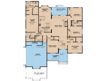 1st Floor Plan, 074H-0054