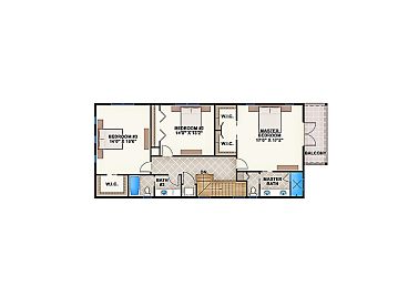 2nd Floor Plan, 070H-0021