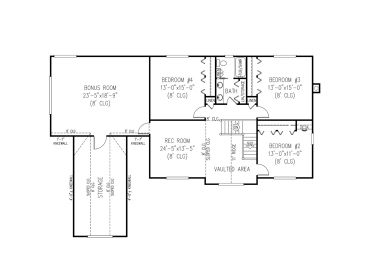 2nd Floor Plan, 044H-0050
